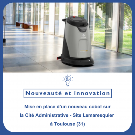 Mise en place d’un nouveau cobot – le robot SCRUBBER 50 PRO !